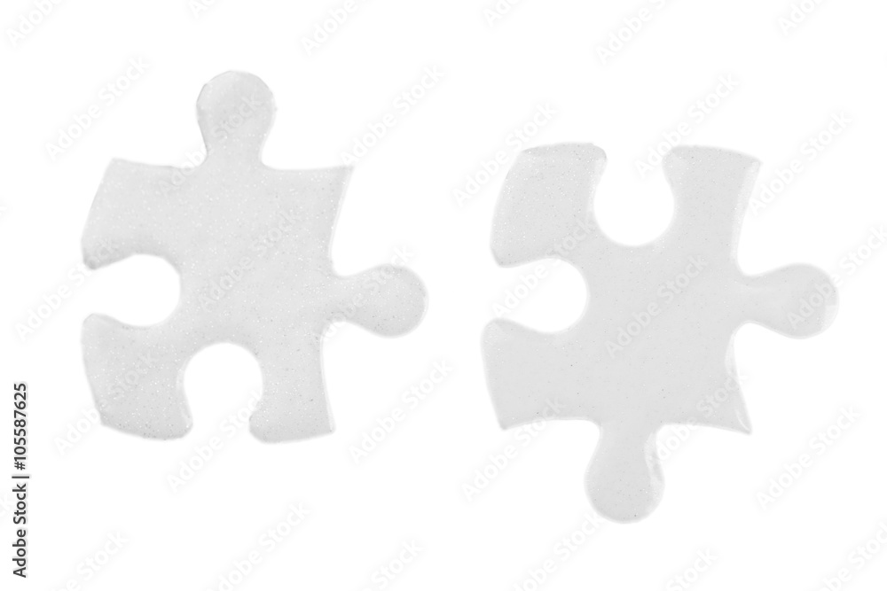 Puzzles on grey background Puzzles on grey background