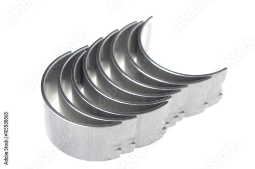 Engine parts isolated on white