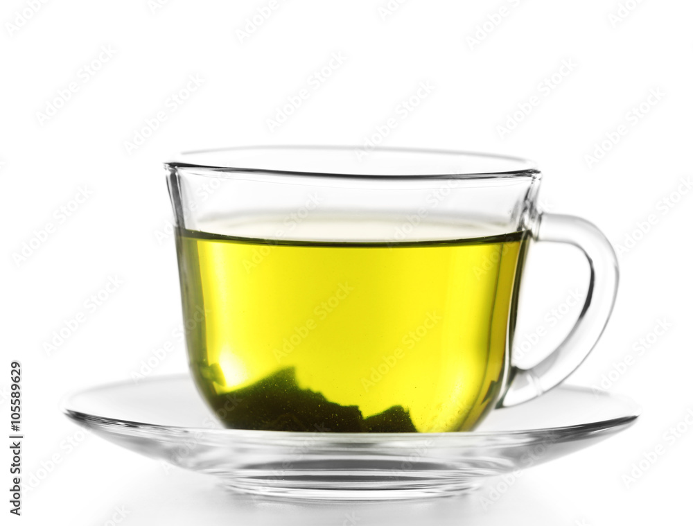 Cup of tea isolated on white Cup of tea isolated on white
