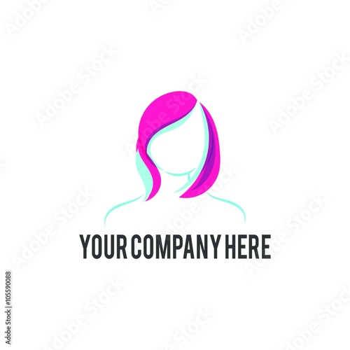 salon & barbershop logo icon Vector