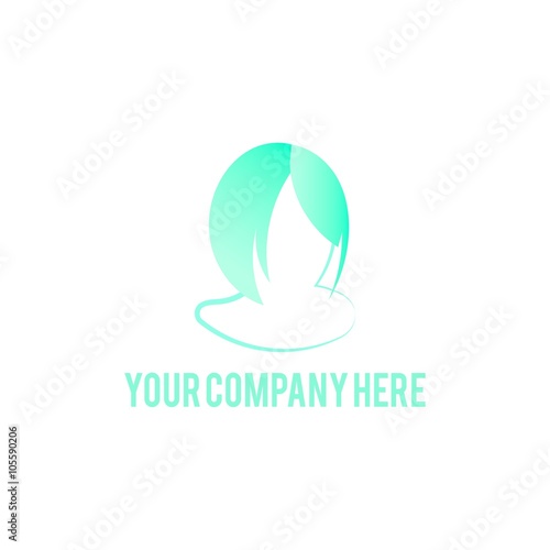 salon & barbershop logo icon Vector