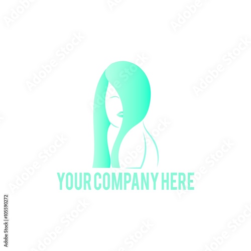 salon & barbershop logo icon Vector