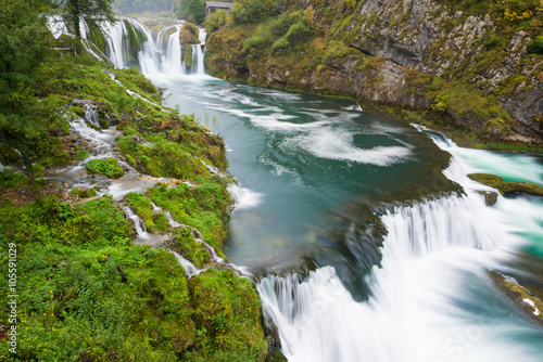 Waterfall of Strbacki Buk on Una river in Bosnia and Herzegovina