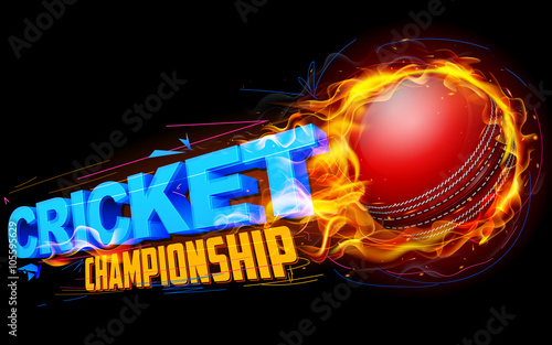 Fiery cricket ball