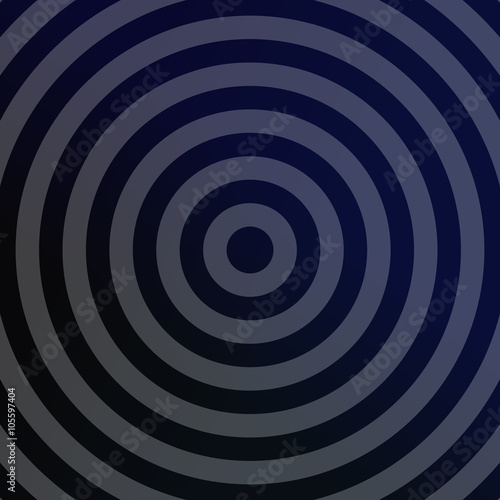 Silver metallic background with concentric circles