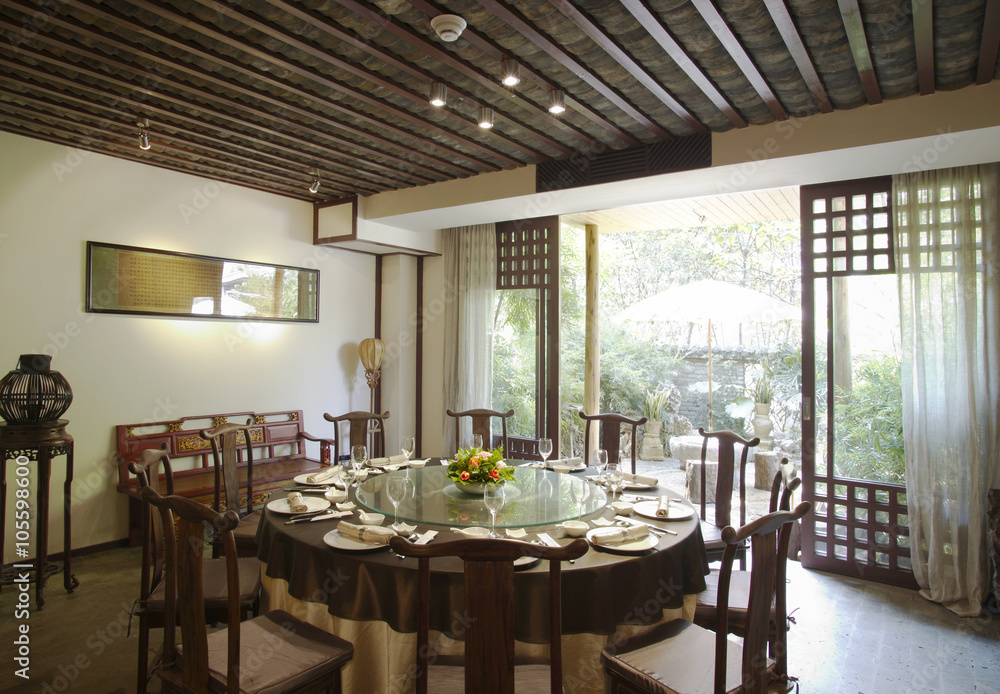 Fototapeta premium Southeast Asian-style restaurant