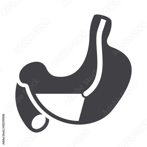 Gastroscopy isolated icon