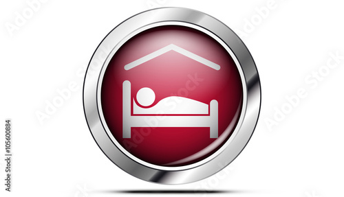 Picto hôtel rouge