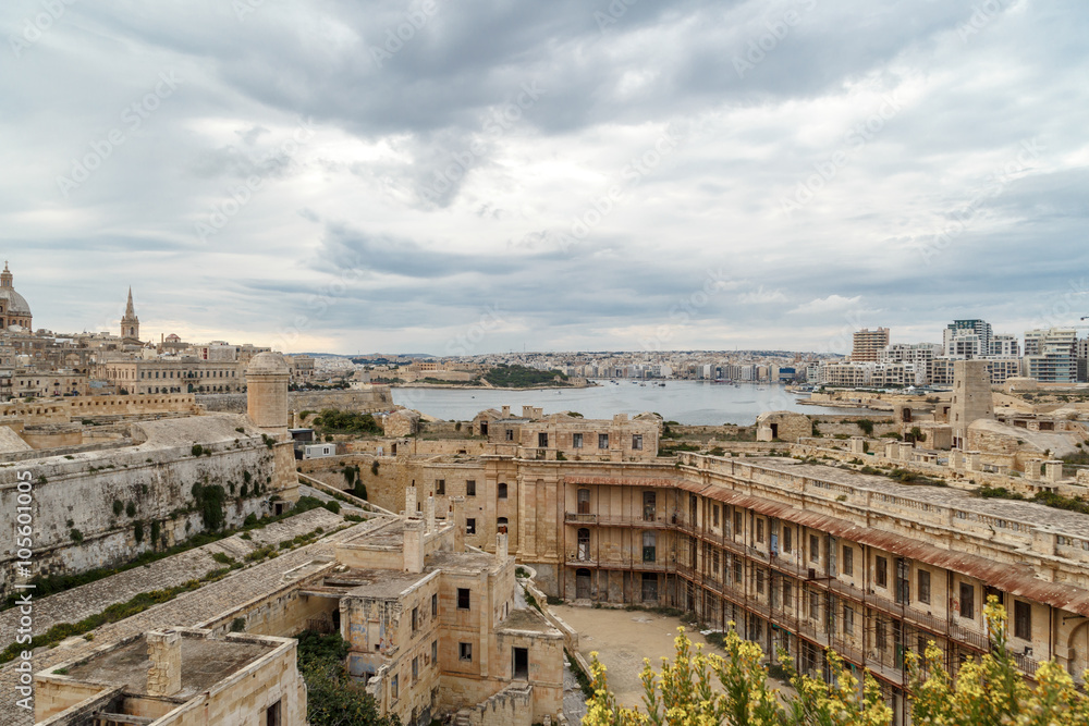 Valletta Cityscape View