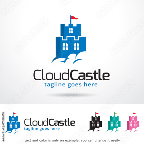 Cloud Castle Logo Template Design Vector  © gunaonedesign