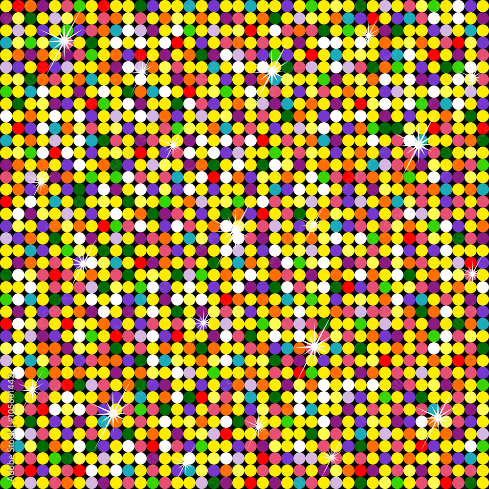 Colorful dotted background
