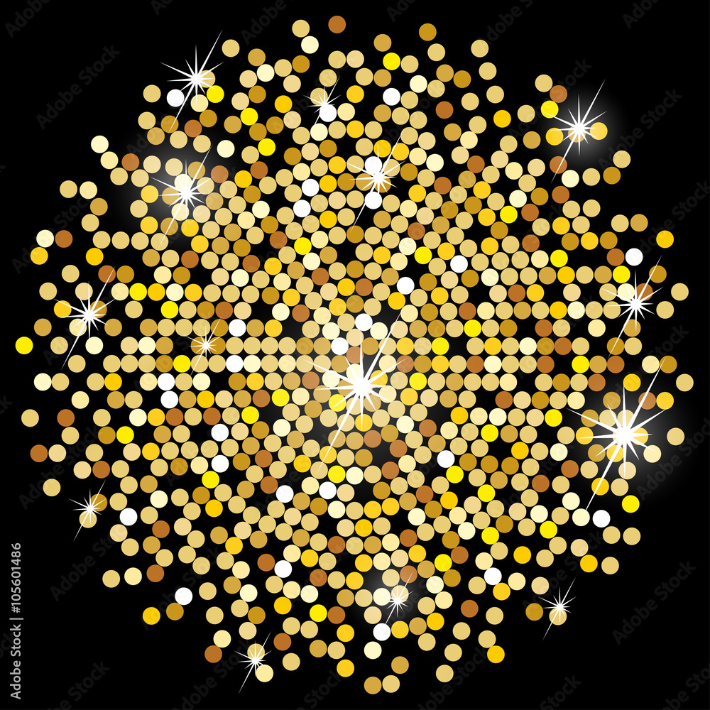 Vector gold ball, abstract
Vector gold ball, abstract