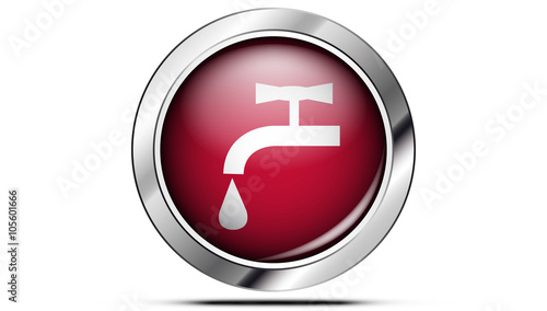 Picto robinet rouge