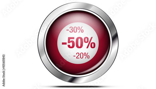 Picto soldes rouge