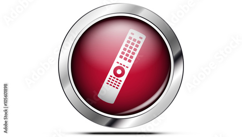 Picto télécommande rouge