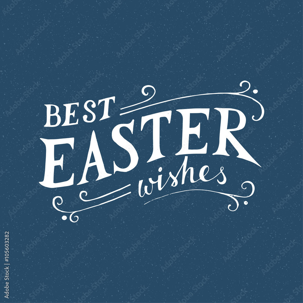 Obraz premium Easter hand drawn lettering
