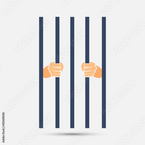 Behind bars icon