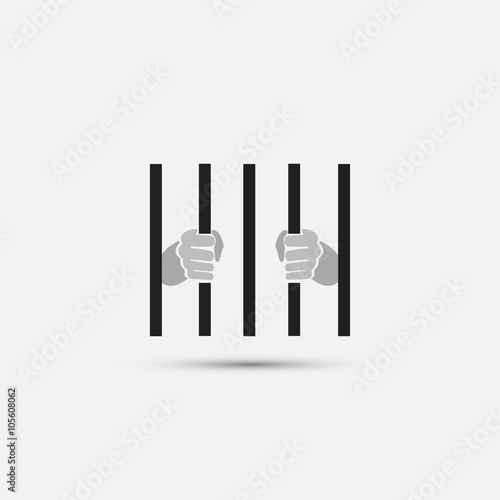 Behind bars icon