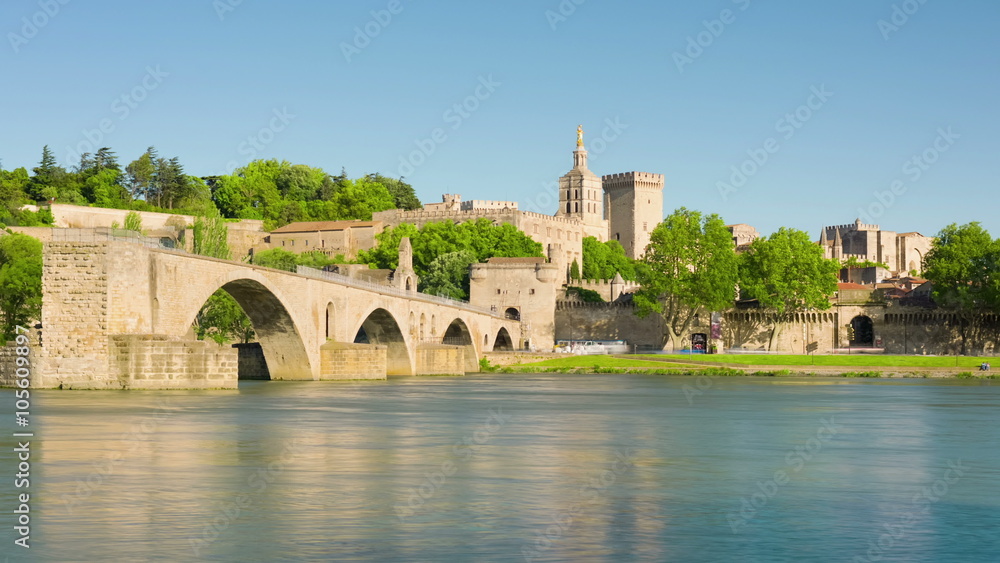 Timelapse of Avignon in a summer day Timelapse of Avignon in a summer day