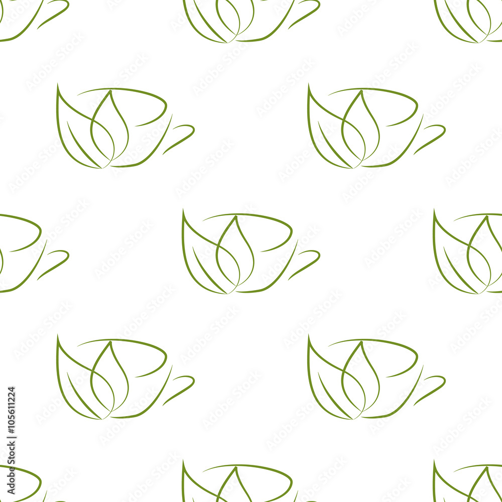 green cup seamless