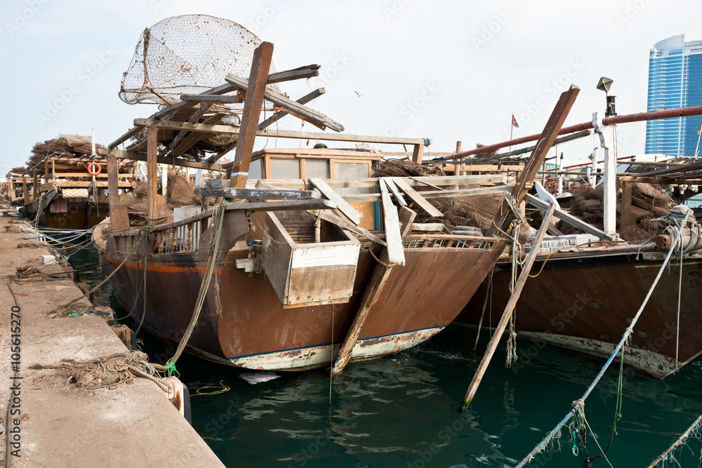 Old fishing boats Old fishing boats