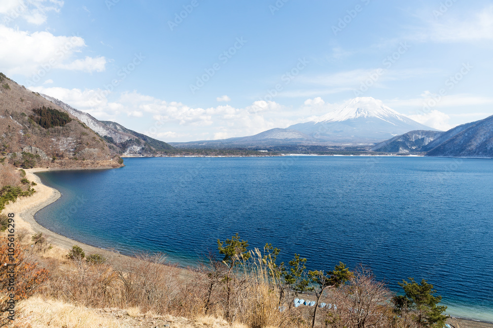 Lake and fujisan