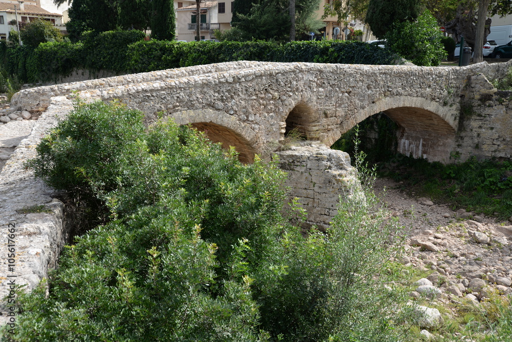 Römerbrücke in Pollenca, Mallorca