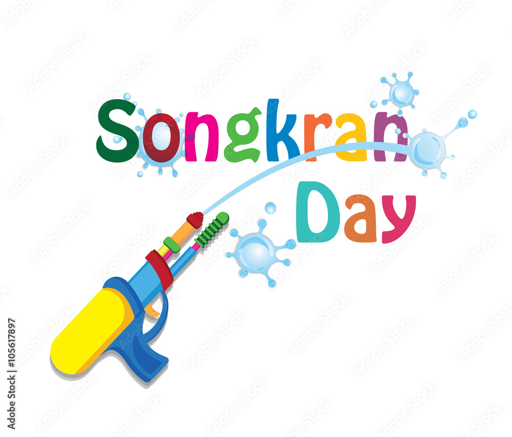 Vector of Thai New Year celebration/Songkran Festival Vector of Thai New Year celebration/Songkran Festival