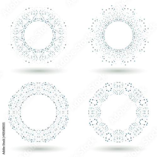 set of abstract colorful backgrounds.