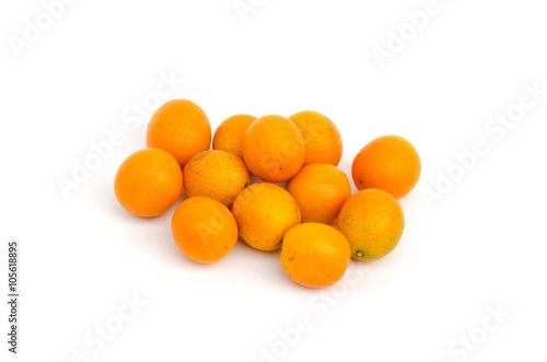 Gumquat on white isolated