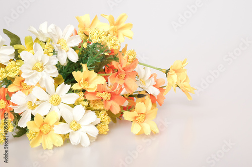 Colourful artificial flower