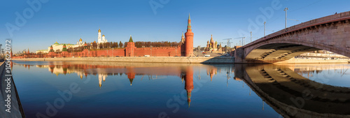 Morning over the Moscow Kremlin, Panoramic