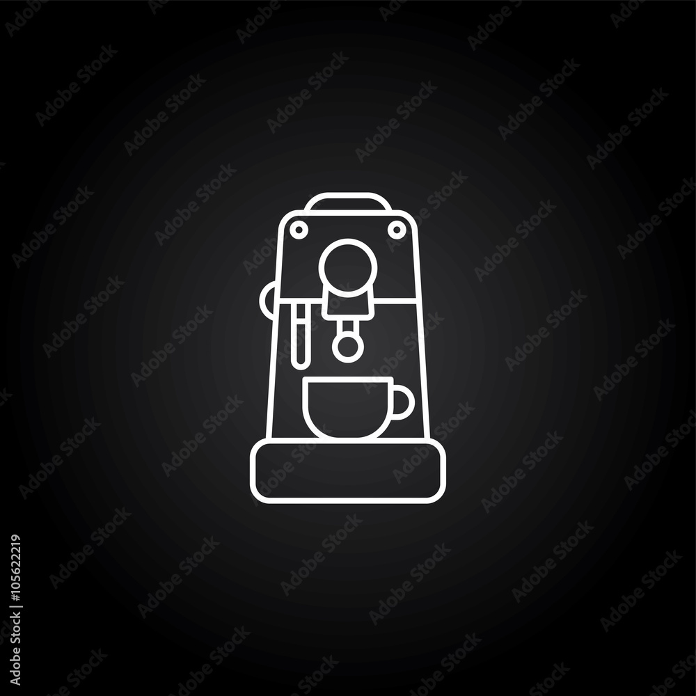 coffee machine icon coffee machine icon