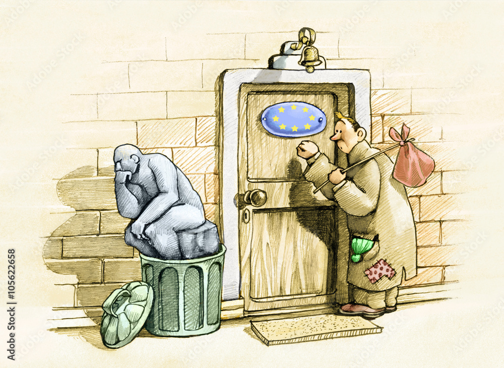 europe carefree StockIllustration Adobe Stock