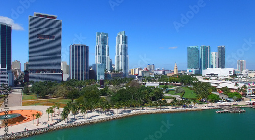 Miami Downtown, aerial view © jovannig