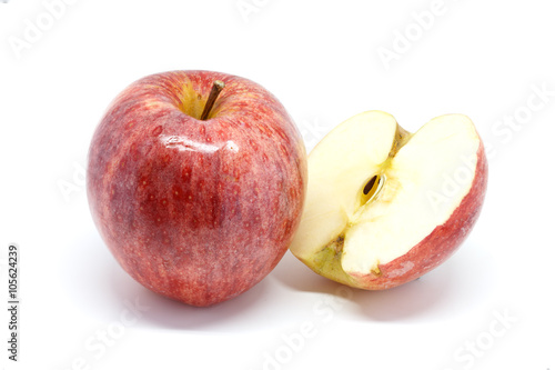 Apple white background.