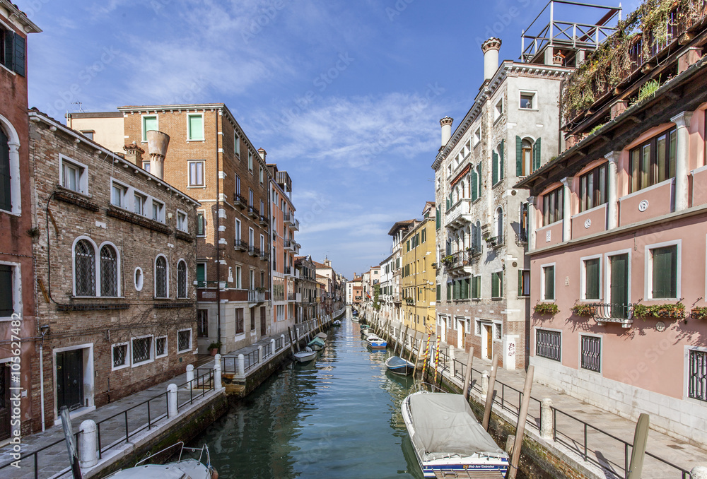 Cityscape of the beautiful city of Venice, Italy