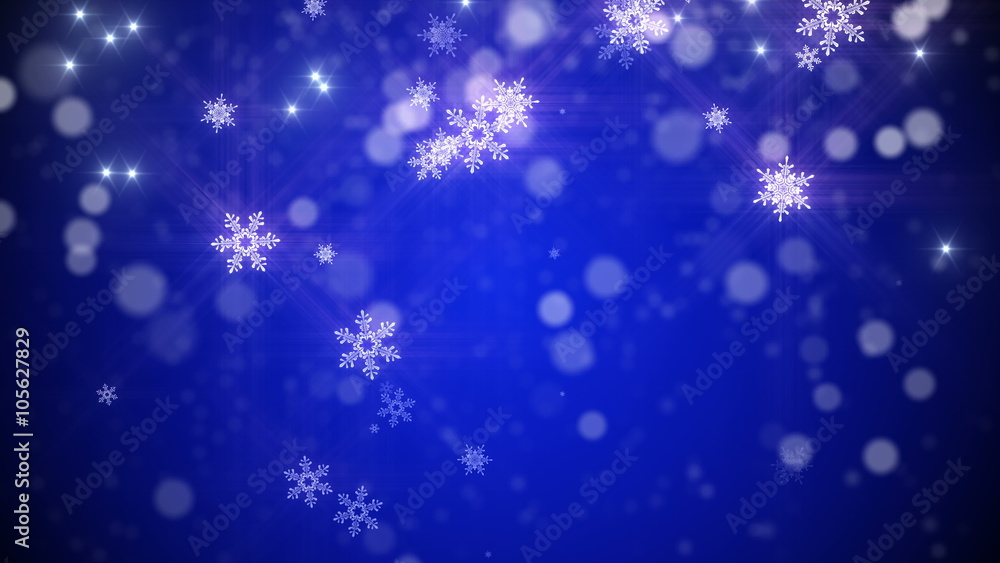 Christmas, new year Loop background in Blue color Christmas, new year Loop background in Blue color