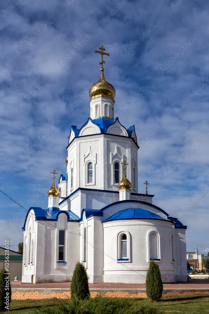 Church Intercession of Holy Virgin. Hlevnoe. Russia