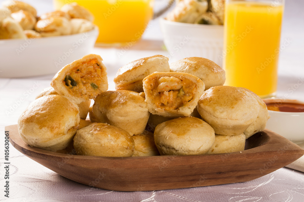 Empada Brazilian snack. pie with shrimp Empada Brazilian snack. pie with shrimp
