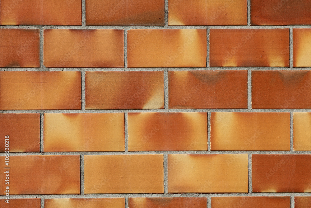 Mur de briques terre cuite Stock Photo | Adobe Stock