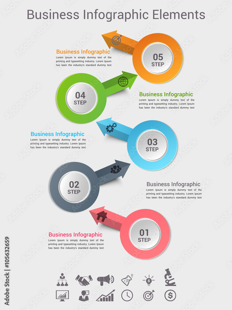 Business Infographics Vector illustration. can be used for workflow layout, banner, diagram, number options, step up options, web design. Business Infographics Vector illustration. can be used for workflow layout, banner, diagram, number options, step up options, web design.