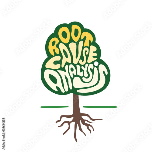 root cause analysis tree vector