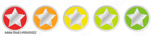 5 Silberne Sterne