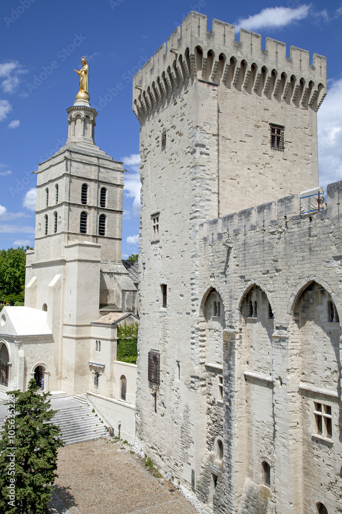 Pabstpalast in Avignon, Frankreich