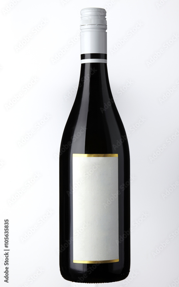 Wine bottle Isolated on white background Wine bottle Isolated on white background
