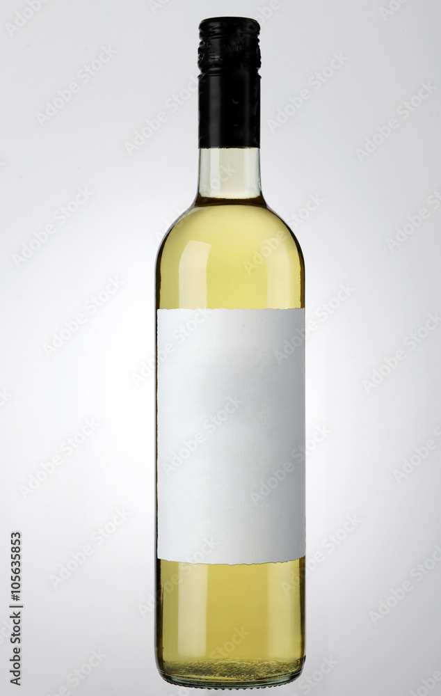 Wine bottle Isolated on white background Wine bottle Isolated on white background
