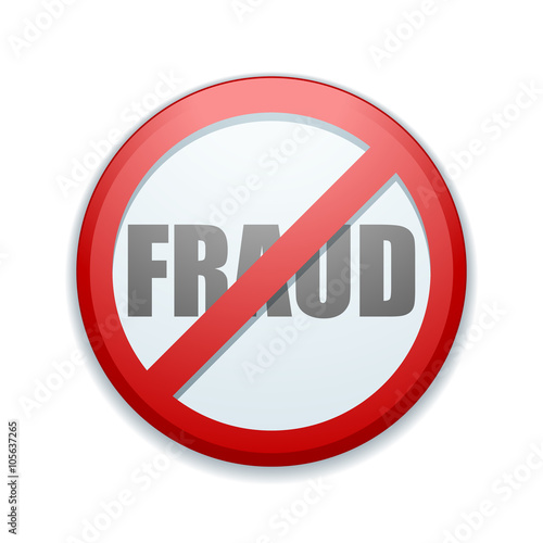 No Fraud sign