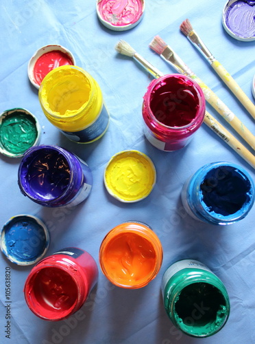 acrylic colors photo