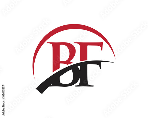 BF red letter logo swoosh